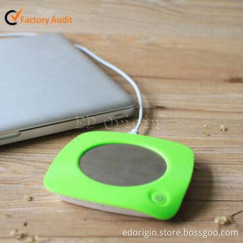USB Hub Mug Warmer Pad for Water, Tea Coffee and Promotional, Powered by USB, 5V Voltage